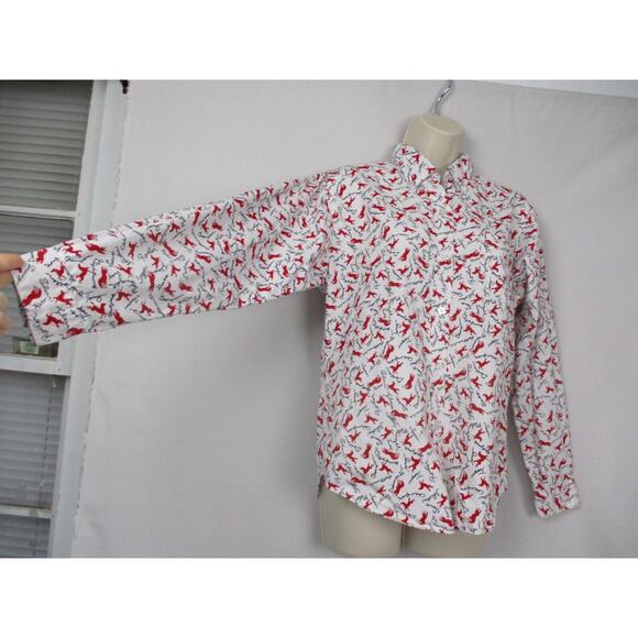 Vintage Five Star by Roper Top Womens Small Horse Print Retro Western Button Up - Picture 4 of 16